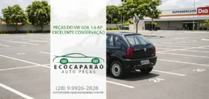 Peças do VW Gol 1.6 AP bem conservadas